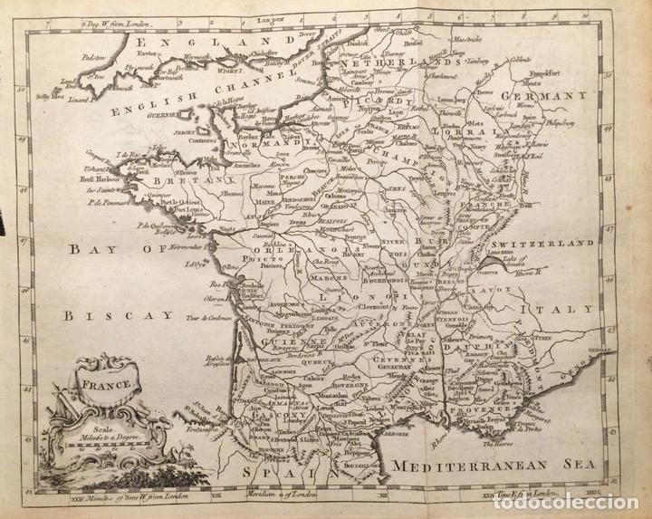 Arte: Mapa de Francia, 1764. Thomas Jeffreys - Foto 1