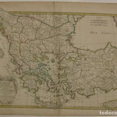 Arte: MAPA DE TURQUÍA Y GRECIA ( EUROPA), 1783. JANVIER /LATTRE. Lote 86067204