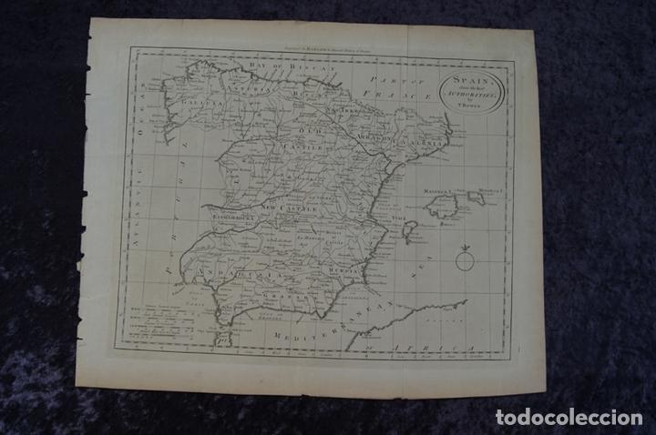 Mapa De España 1790 Bowen Barlow Comprar Cartografía Antigua Hasta S Xix En 1040