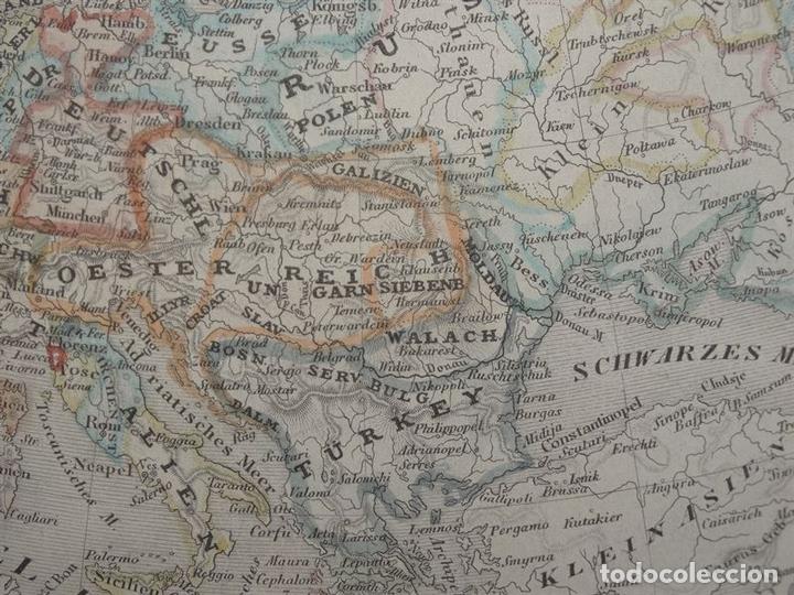 Arte: Mapa de Europa, 1852. Metzeroth/Meyer - Foto 4