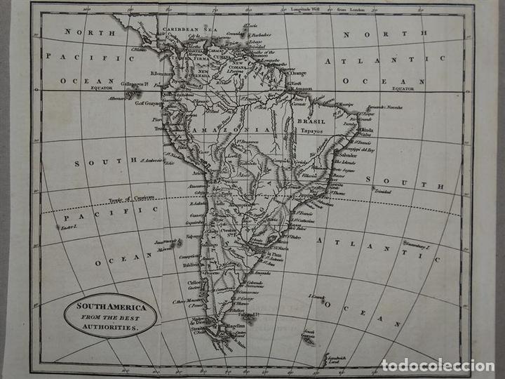 Arte: Mapa de Am&eacute;rica del Sur,  circa 1820. - Foto 1