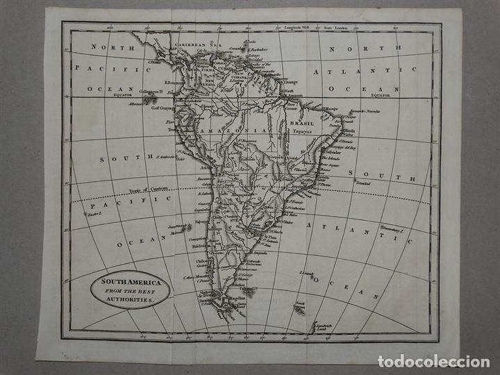 Arte: Mapa de Am&eacute;rica del Sur,  circa 1820. - Foto 2