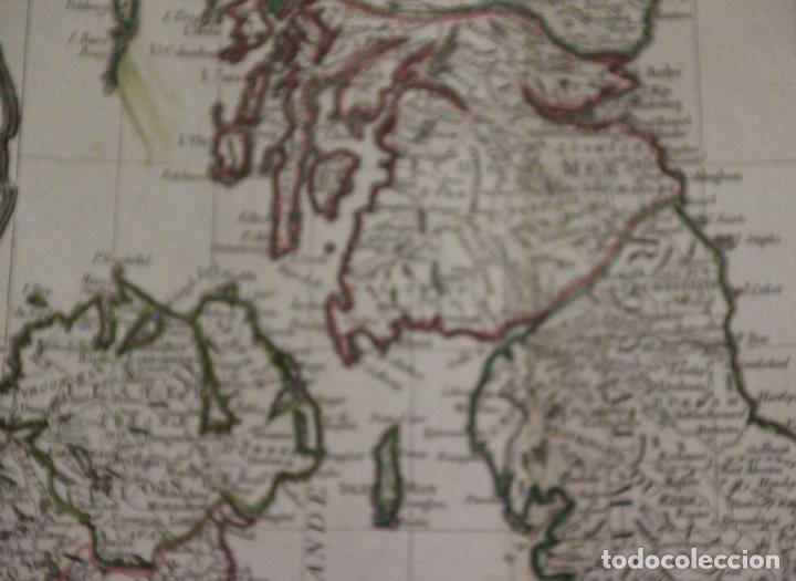 Arte: Mapa de las Islas Brit&aacute;nicas, 1781. Janvier - Foto 4