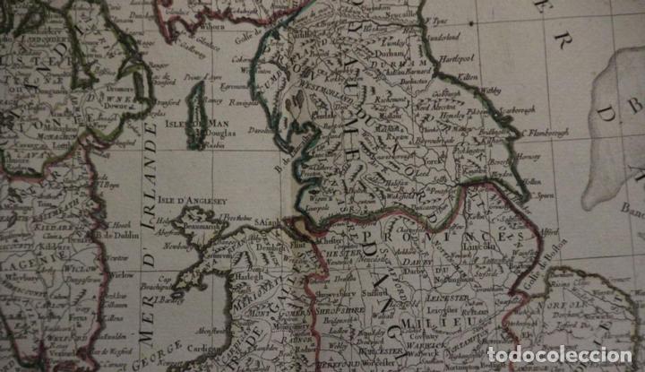 Arte: Mapa de las Islas Brit&aacute;nicas, 1781. Janvier - Foto 6