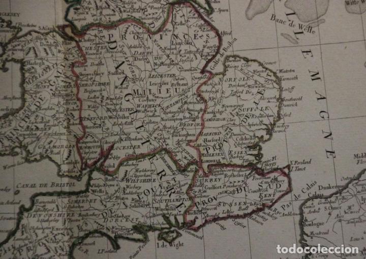 Arte: Mapa de las Islas Brit&aacute;nicas, 1781. Janvier - Foto 8