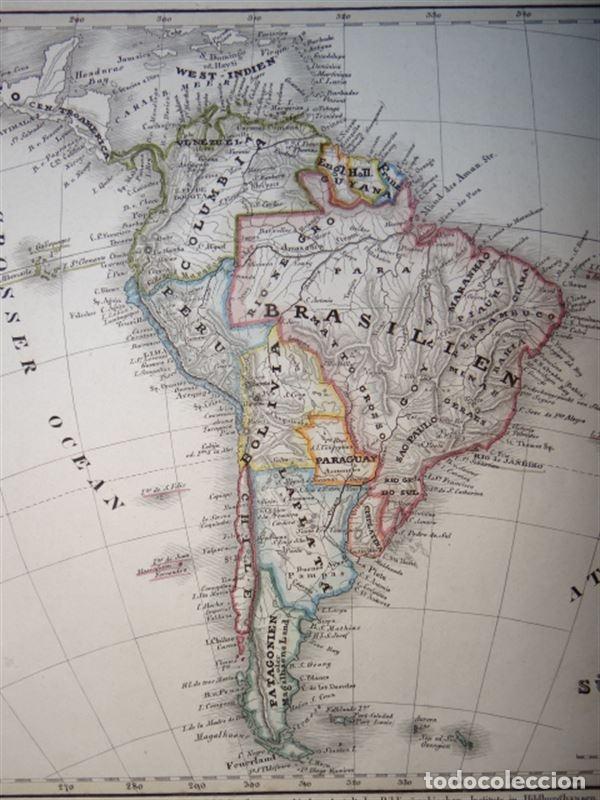 Arte: Mapa de Am&eacute;rica del Sur, 1830. An&oacute;nimo - Foto 4