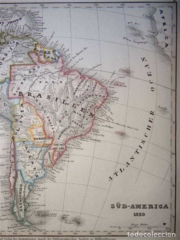 Arte: Mapa de Am&eacute;rica del Sur, 1830. An&oacute;nimo - Foto 5