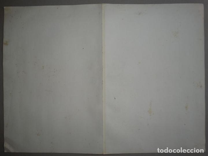 Arte: Mapa de las Islas Brit&aacute;nicas, 1856. B. Marzolla - Foto 19