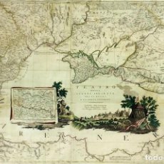 Arte: TEATRO DELLA GUERRA PRESENTE TRA LA RUSSIA E LA PORTA OTTOMANA. ZATTA. VENECIA.1788