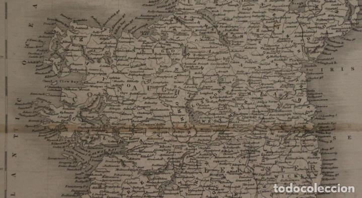 Arte: Mapa de Irlanda, 1837. John Dower - Foto 4