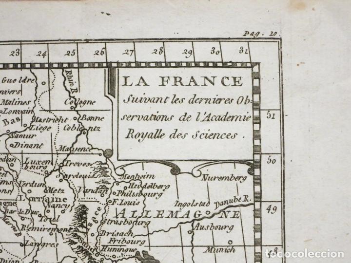 Arte: Mapa de Francia, 1769. Buffier - Foto 2
