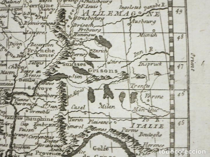 Arte: Mapa de Francia, 1769. Buffier - Foto 5