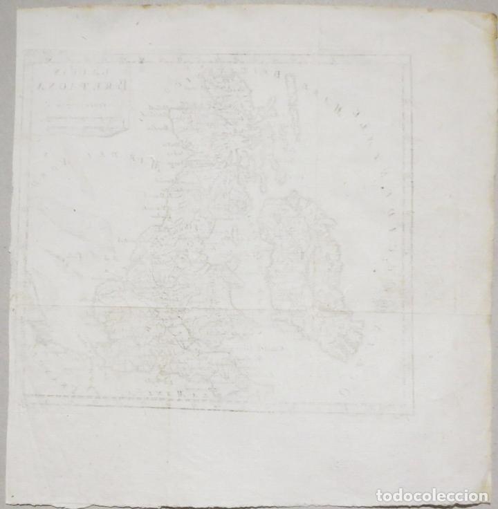 Arte: Mapa de Gran Breta&ntilde;a e Irlanda, 1790. Buffier - Foto 6