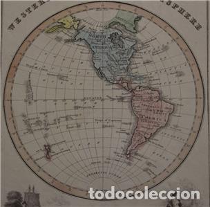 Arte: Mapa de Am&eacute;rica, 1870. Macdonald - Foto 3