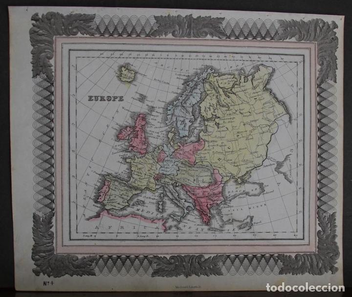 Arte: Mapa de Europa, 1870. MacDonald - Foto 1