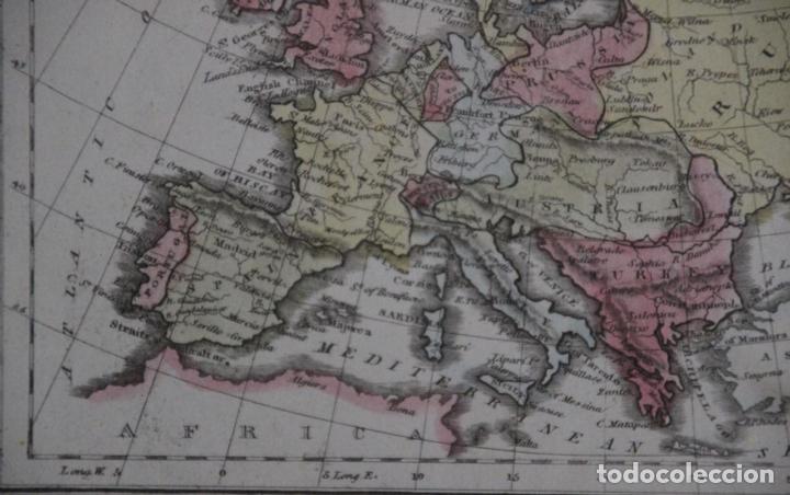 Arte: Mapa de Europa, 1870. MacDonald - Foto 6