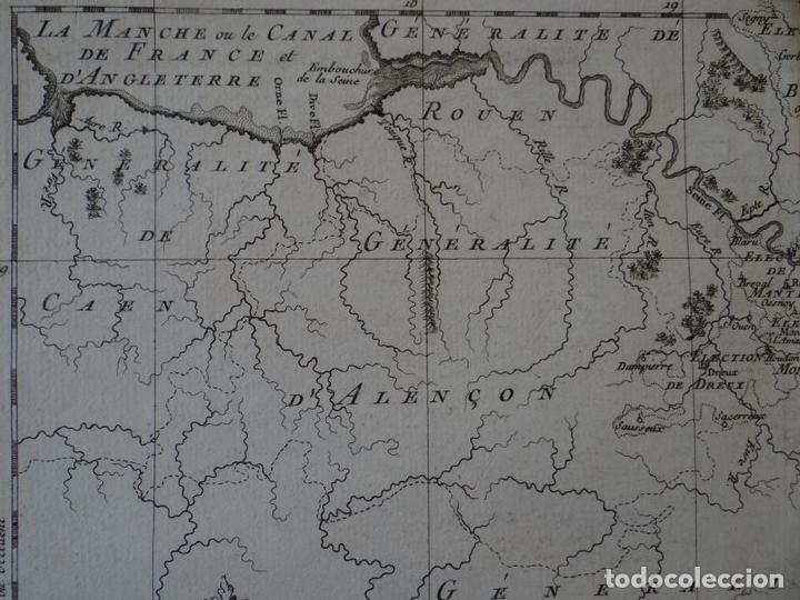 Arte: Mapa de Par&iacute;s (Francia), 1787. Moithey/Herault - Foto 3