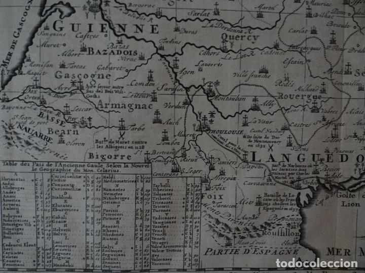 Arte: Gran mapa de Francia, 1719. Chatelain/Guedeville - Foto 5