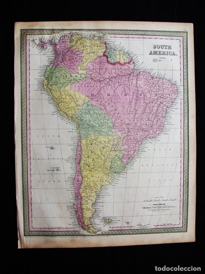 Mapa De América Del Sur 1855 Desilver Y Mitch Comprar Cartografía Antigua Hasta S Xix En 6318