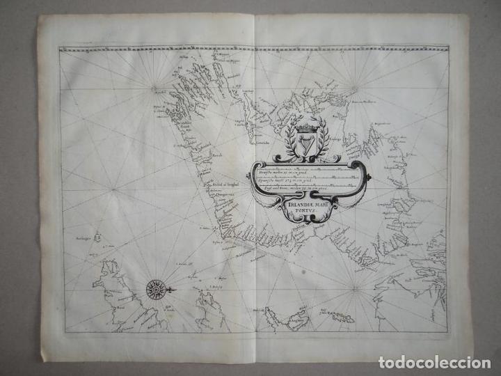 Arte: Antiguo mapa de Irlanda, 1641. Merian - Foto 2 - 119480151