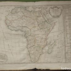 Arte: GRAN MAPA DE ÁFRICA, 1795. VAUGONDY /DELAMARCHE. Lote 120612459