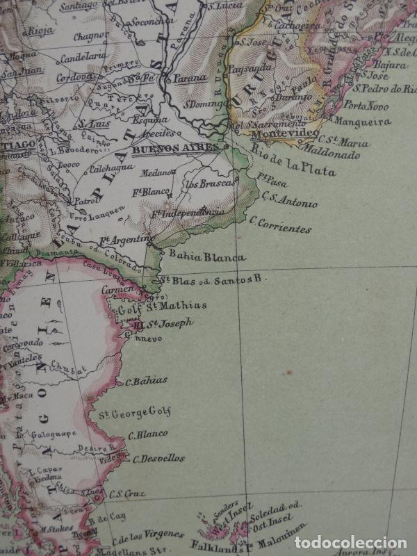 Arte: Mapa de Am&eacute;rica del Sur, circa, 1850. An&oacute;nimo - Foto 3