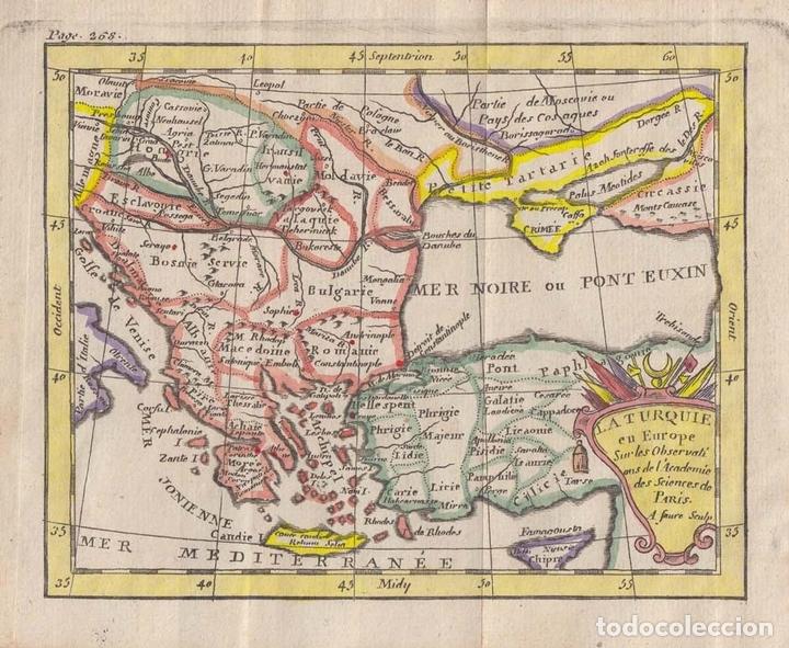 Mapa De Turquia Y Grecia Asia Y Europa 17 Kaufen Alte Kartografie Bis Zum 19 Jahrhundert In Todocoleccion 125857443