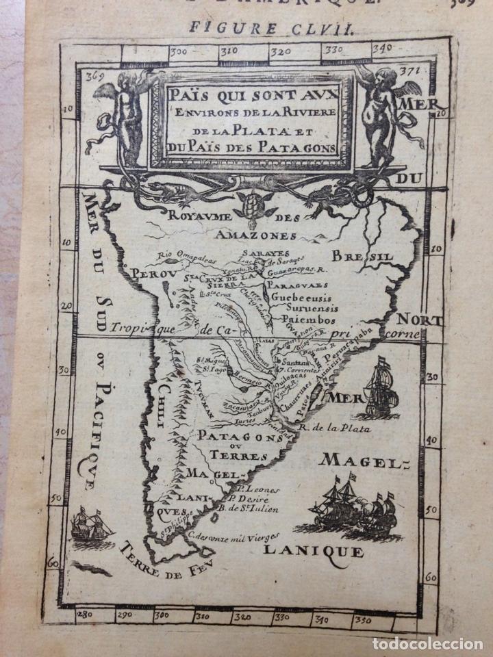 Arte: Mapa de Am&eacute;rica del Sur, 1683. Mallet - Foto 1