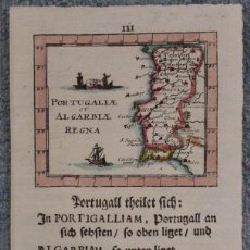 Arte: MAPA DE PORTUGAL (EUROPA), 1702. MÜLLER/ANDREA/KARSCH/BODENEHER