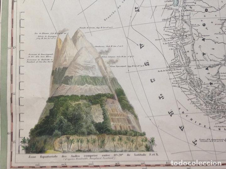 Arte: Mapa de Am&eacute;rica del Sur, 1850. Dufour - Foto 2