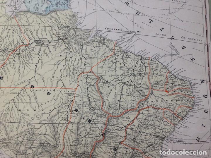 Arte: Mapa de Am&eacute;rica del Sur, 1850. Dufour - Foto 8