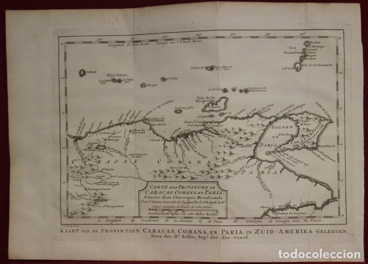 Mapa De Caracas E Islas Antillas Menores Vene Verkauft Durch Direktverkauf