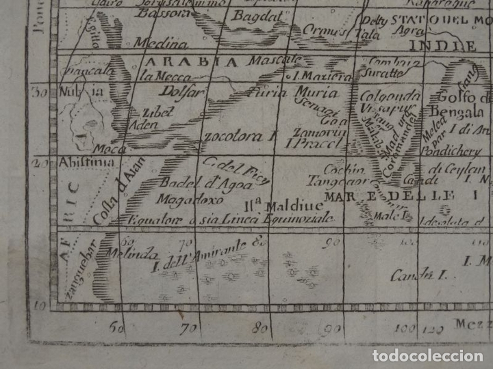 Arte: Mapa de Asia, hacia 1750. Buffier - Foto 6