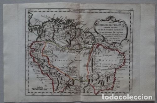 Arte: Mapa del norte de sudamérica (América del sur), 1781. Nolin/Modhare - Foto 6 - 148967746