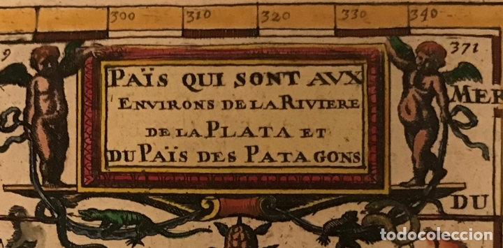 Arte: Mapa de Am&eacute;rica del sur, 1683. A. Mallet - Foto 8