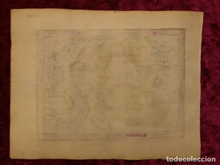 Arte: Mapa de Brasil, 1637. Bertius/Blaeu - Foto 4