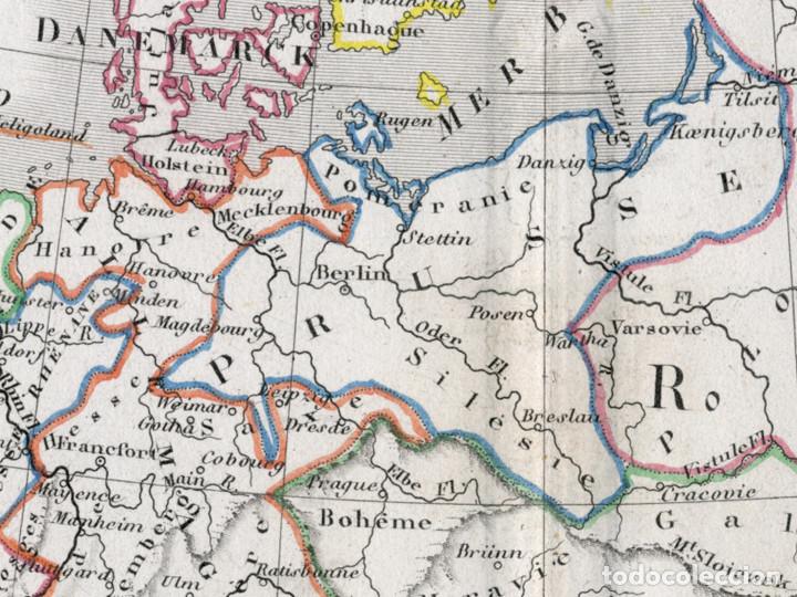 mapa de europa en 1860, por l. dussieux. grabad - Comprar Cartografía