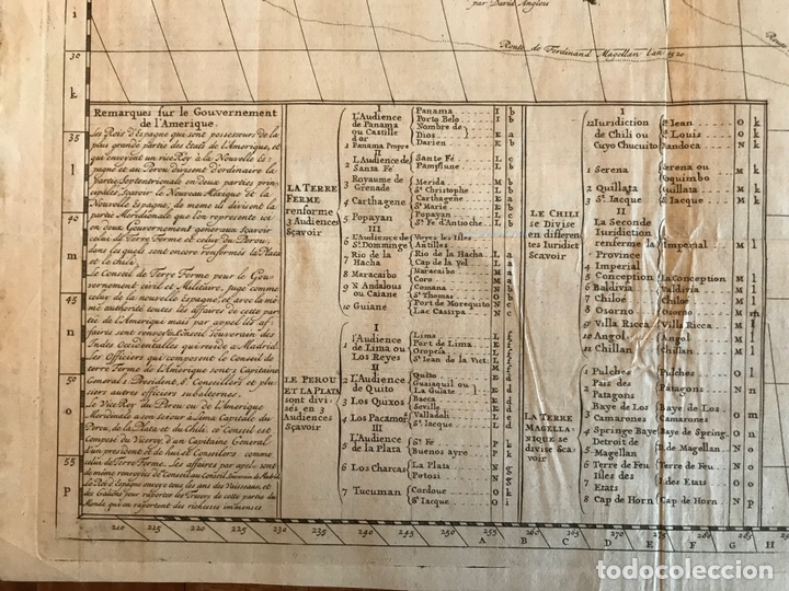 Arte: Gran Mapa de Am&eacute;rica, 1707. Chatelain freres/Guedeville - Foto 7