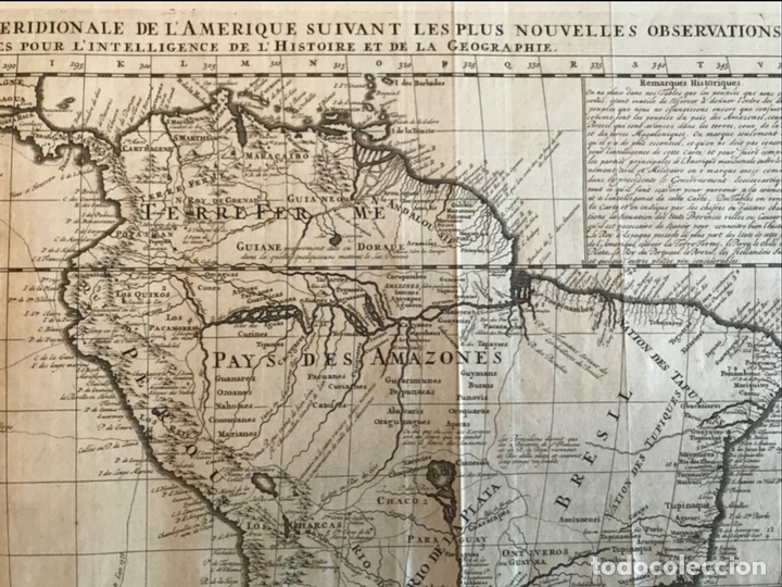 Arte: Gran Mapa de Am&eacute;rica, 1707. Chatelain freres/Guedeville - Foto 8