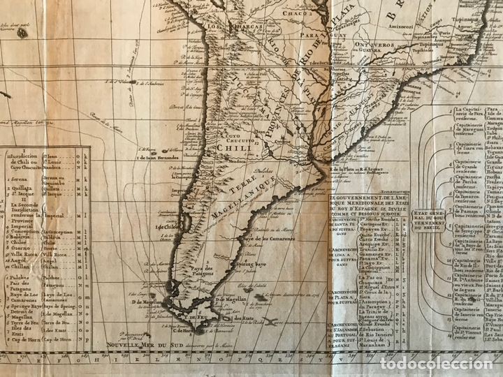 Arte: Gran Mapa de Am&eacute;rica, 1707. Chatelain freres/Guedeville - Foto 9