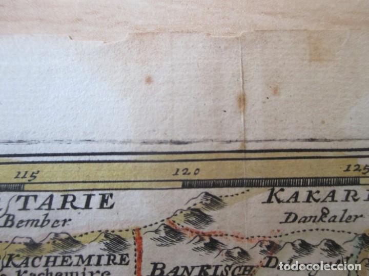 Arte: Mapa de Mogol, [de Jacques Peeters 1692] - Foto 4