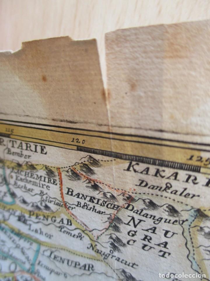 Arte: Mapa de Mogol, [de Jacques Peeters 1692] - Foto 5