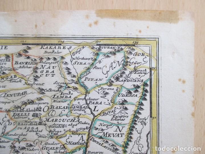 Arte: Mapa de Mogol, [de Jacques Peeters 1692] - Foto 6