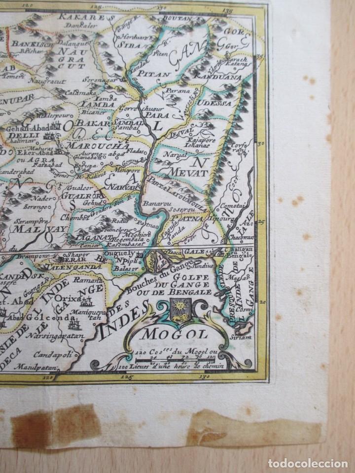 Arte: Mapa de Mogol, [de Jacques Peeters 1692] - Foto 8