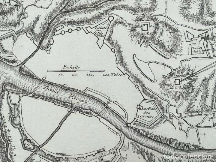 Arte: MAPA DE GIRONA - DE FER - A&Ntilde;O 1695 - Foto 3