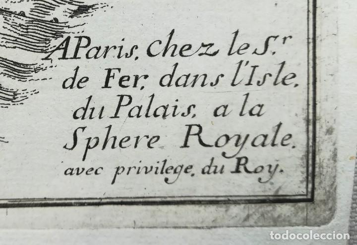Arte: MAPA DE GIRONA - DE FER - A&Ntilde;O 1695 - Foto 4
