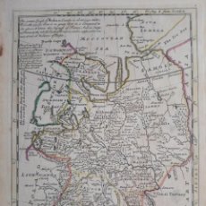 Arte: 1732 HERMAN MOLL MAPA RUSSIA OR MOSCOVY WITH ITS ACQUISITIONS IN SWEDEN RUSIA MOSCÚ MAP