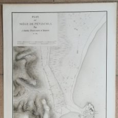 Arte: MAPA PEÑISCOLA - GUERRA DE LA INDEPENDENCIA - AÑO 1812 - BELMAS TARDIEU. Lote 167656882