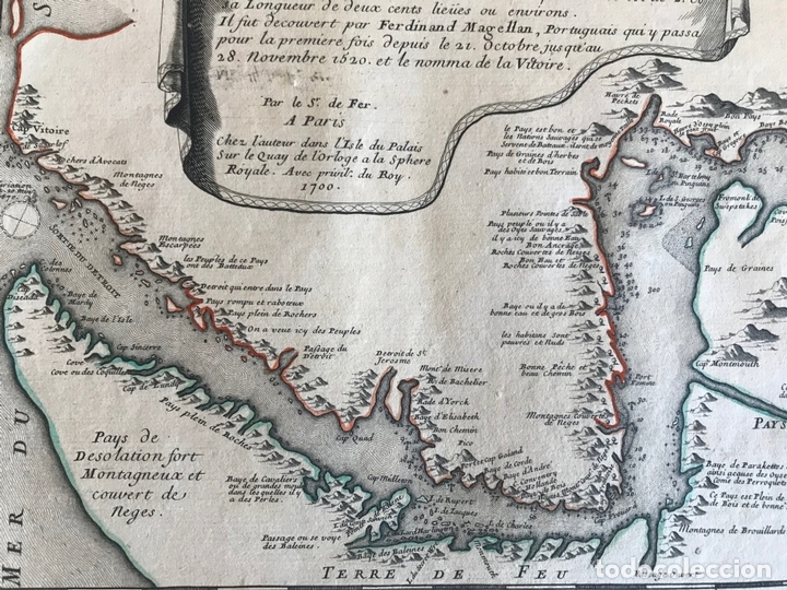Plano Del Estrecho De Magallanes Argentina Chi Comprar Cartografía Antigua Hasta S Xix En 2154