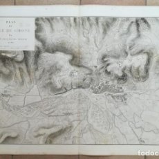 Arte: MAPA DE GIRONA - BELMAS - GUERRA DEL FRANCES O GUERRA DE LA INDEPENDENCIA - AÑO 1809 - GRAN FORMATO. Lote 168785320